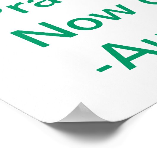 Praktische Motivation Poster (Ecke)