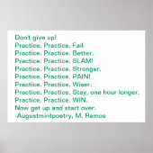 Praktische Motivation Poster (Vorne)