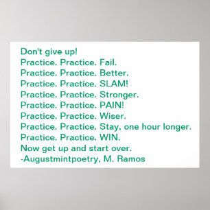 Praktische Motivation Poster