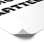 Praktische S-Aufkleber Poster (Ecke)