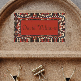 Praktische Visitenkarte für orientalisches Rucksde