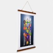 Praktischer Baum der Mauer Wandteppich Mit Holzrahmen (Gewinkelt)