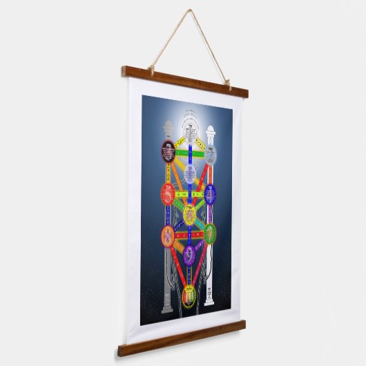 Praktischer Baum der Mauer Wandteppich Mit Holzrahmen (Gewinkelt)