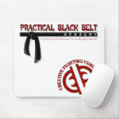 Praktischer Black Belt/FCKW-Mousepad Mousepad (Mit Mouse)