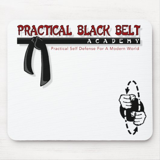 Praktischer Black Belt/PFS-Mousepad Mousepad (Vorne)