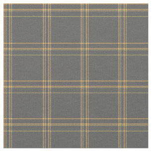 Praktischer Tartan kariert-Graugelber Zelllumberja Stoff