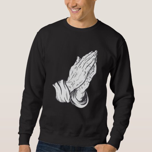 Praktisches Beten Christliches Beten Sweatshirt (Vorderseite)