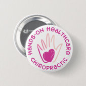 Praktisches Gesundheitswesen Button (Vorne & Hinten)