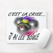 Praktisches Petanque-Design Mousepad (Mit Mouse)