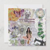 Praktizieren Sie die Grußkarte für den Kindness-Fl (Vorderseite)