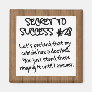 Praktizieren Sie Office Etiquette Magnet