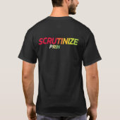 Praline prüfen T-Shirt (Rückseite)