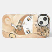 Praline und Häschen und Mädchen iPhone Hülle (Rückseite (Horizontal))
