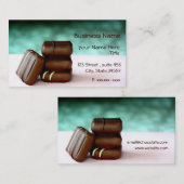 Praline-Visitenkarten Visitenkarte (Vorne/Hinten)