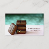 Praline-Visitenkarten Visitenkarte (Rückseite)