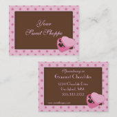 Praline-Visitenkarten Visitenkarte (Vorne/Hinten)