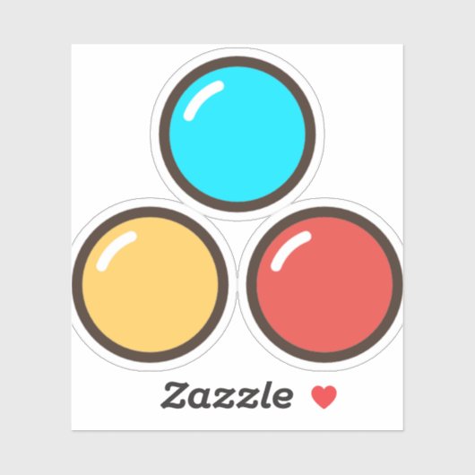 Pralinen Aufkleber (Blatt)