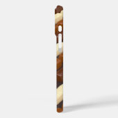 Pralinen aus dunklem, weißem und Milchschokolade Case-Mate iPhone Hülle (Rückseite / Links)