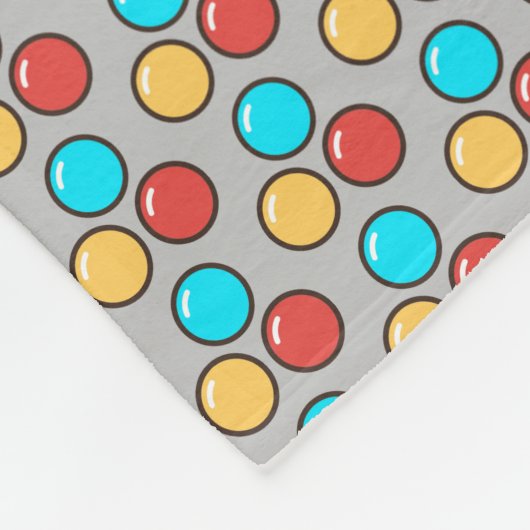 Pralinen Fleecedecke (Ecke)