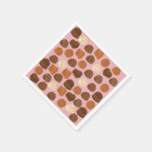 Pralinen für niedliche Schokolade Napkins Serviette (Ecke)