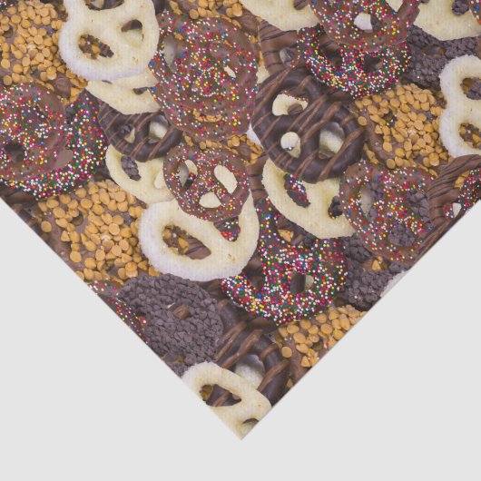 Pralinen Muster Seidenpapier (Ausschnitt)