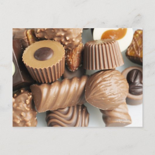 Pralinen Postkarte (Vorderseite)