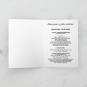 Pralinenbuon Feiertagskarte (Innenseite)