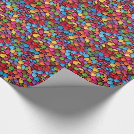 Pralineregenbogenfarbe Geschenkpapier (Ecke)