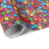 Pralineregenbogenfarbe Geschenkpapier (Rolleneckpunkt)