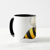Pralle Bienen-Tasse Tasse (Vorderseite Links)
