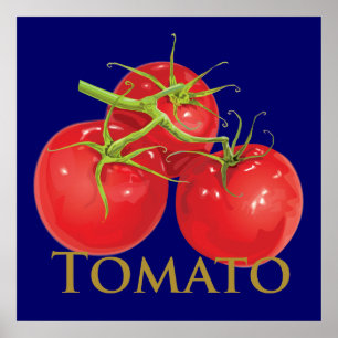Pralle rote Tomaten Poster