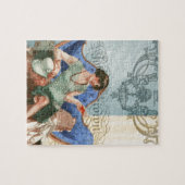 Prallplatte mit Koffern, Zwanzigerjahre reisen, Puzzle (Horizontal)