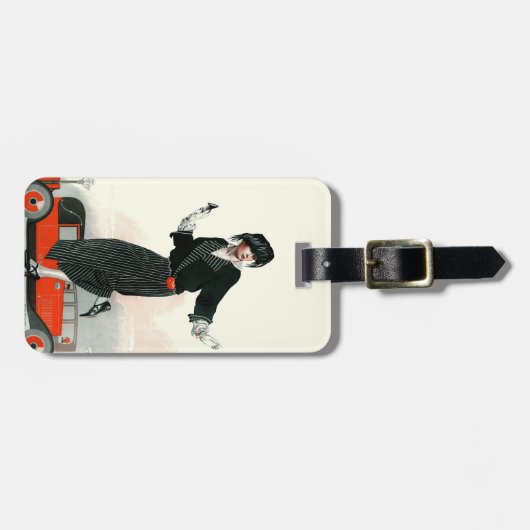 Prallplatte und Roadster Gepäckanhänger (Vorderseite horizontal)