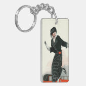 Prallplatte und Roadster Schlüsselanhänger (Vorderseite links)