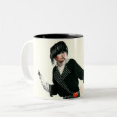 Prallplatte und Roadster Zweifarbige Tasse (Vorderseite Links)