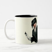 Prallplatte und Roadster Zweifarbige Tasse (Links)