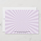 Prallplatten-Brautparty-Einladung Einladung (Rückseite)