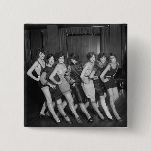 Prallplatten-Mädchen: 1925 Button