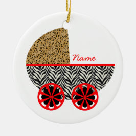 Pram-Verzierung mit Peter Pan-Mädchen-Zitat Keramikornament