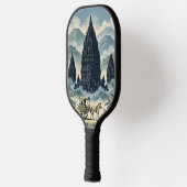 Prambanan Hindu-Tempel Java Indonesien Pickleball Schläger (Links)
