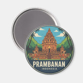 Prambanan Temple Indonesia UNESCO Magnet (Vorderseite/Rückseite)