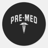 Prämedikation Runder Aufkleber (Vorderseite)