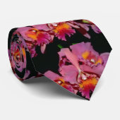 Pramge Cattleya Blumen Krawatte (Gerollt)