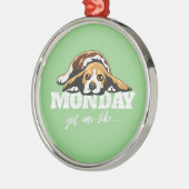 Prämie für Beagle Ornament Aus Metall (Links)