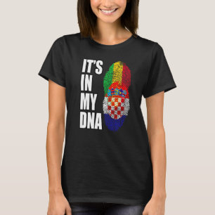 Prämie für das malische und kroatische DNA-Mischgu T-Shirt