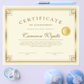 Prämie für die Erfüllung eines Gold Border Certifi Flyer (Einzeln)