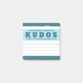 Prämie für die Kundendiensterkennung von Kudos Post-it Klebezettel (Vorderseite)
