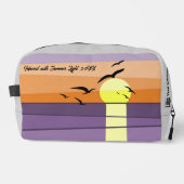 Prämie für Veranstaltungen - Sommermotto-Firmenlog Waschbeutel (Vorderseite)