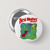 Prämien für die beste Mutter Button (Vorne & Hinten)