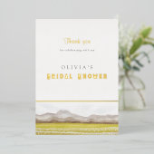 Prämien im Brautparty Bloom Danke, Card Folieneinladung (Stehend vorne)